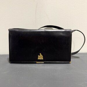 Lanvin Black Leather Shoulder Bag